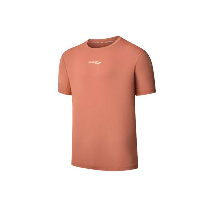 Saucony T Shirt Men's Gingerbread Orange