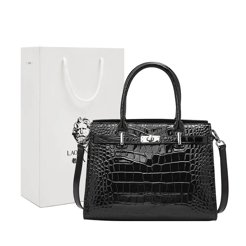 LAORENTOU Top Grain Cow Leather Crossbody Handbag Regular Women's Multicolor