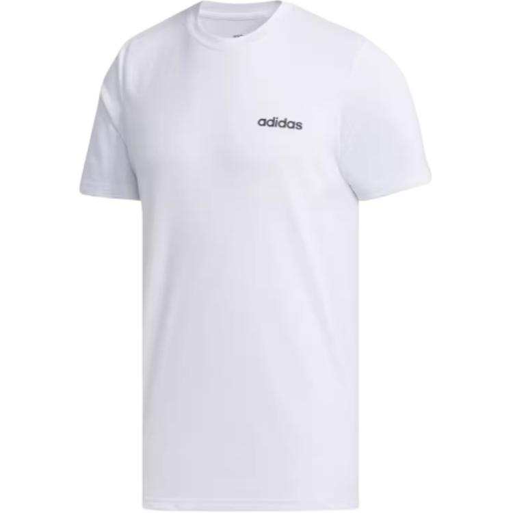 Adidas Adidas T Shirts Men's White Crew Neck Moderate