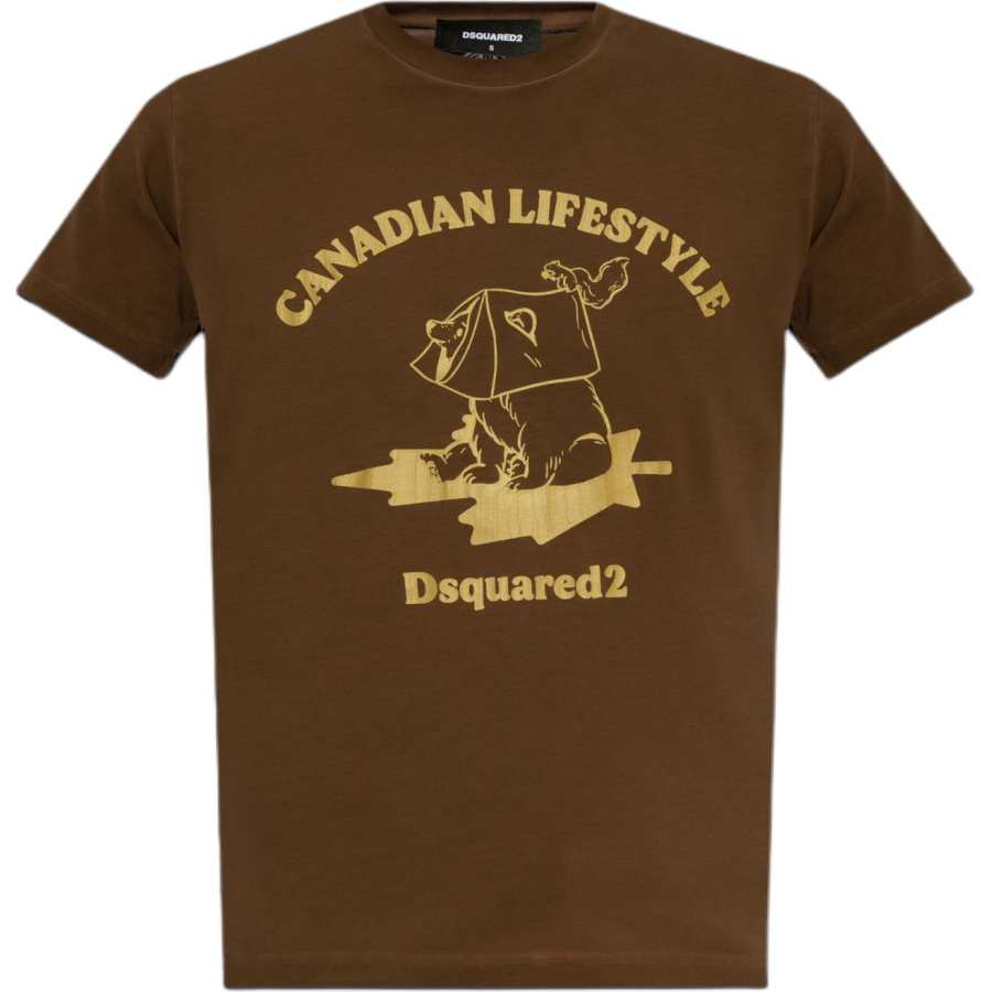 DSQUARED 2 Dsquared2 Graphic Printed Crewneck T Shirt