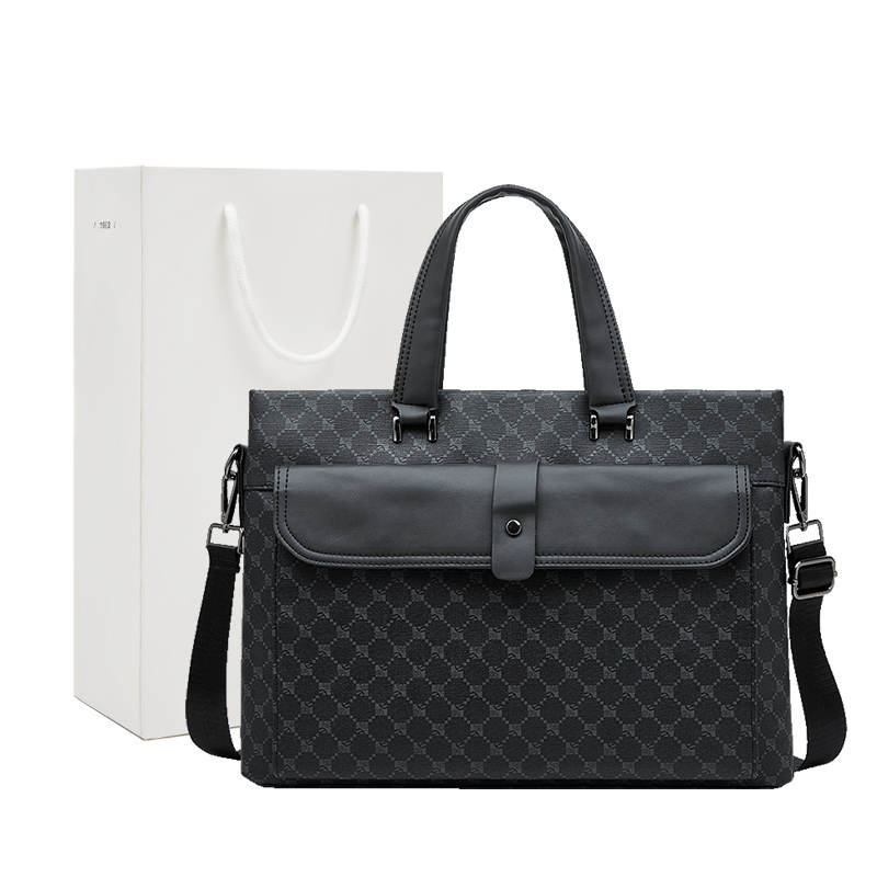 LAORENTOU Synthetic Leather Crossbody One Shoulder Handbag Men's Multicolor