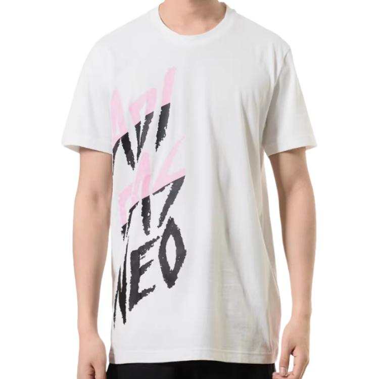 Adidas Adidas T Shirts Men's White Crew Neck Moderate
