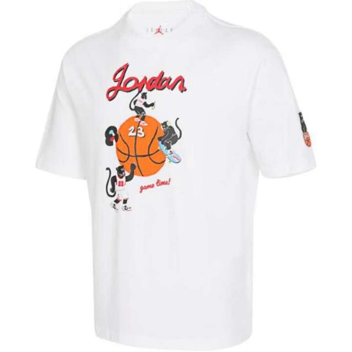 Jordan Jordan T Shirts Men's White Crew Neck Moderate