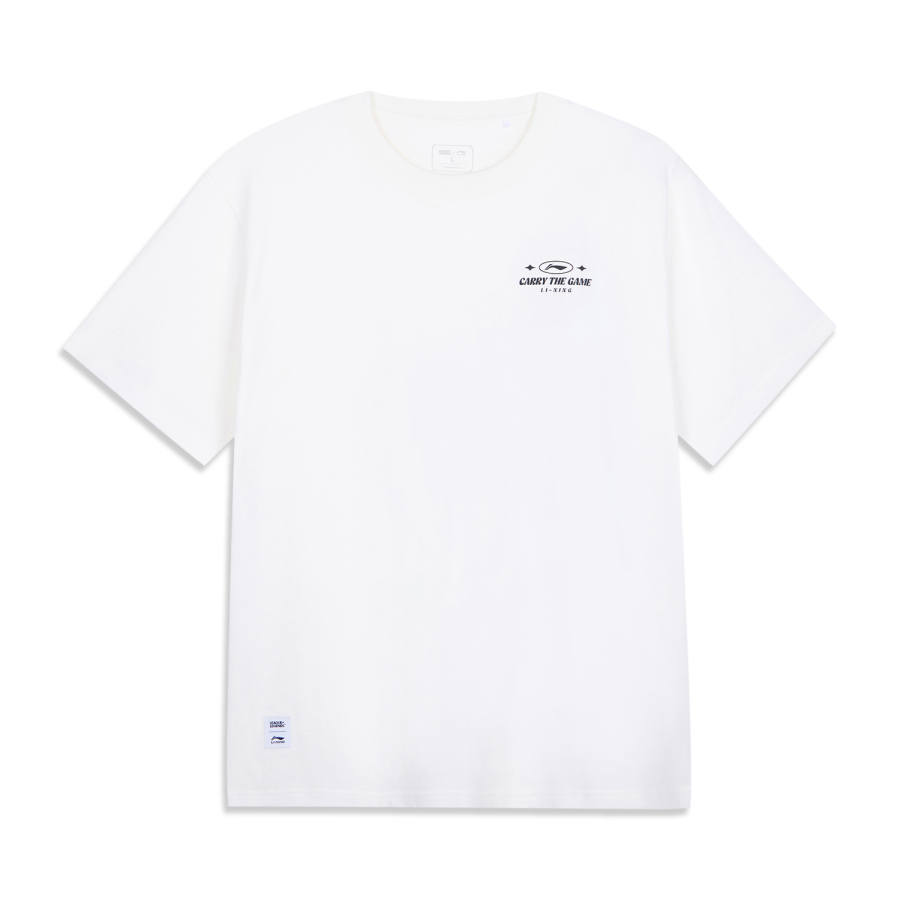 Li-Ning Li Ning x LEAGUE OF LEGENDS Sports Life Collection T Shirt Unisex Ivory/Cameras Image Pattern