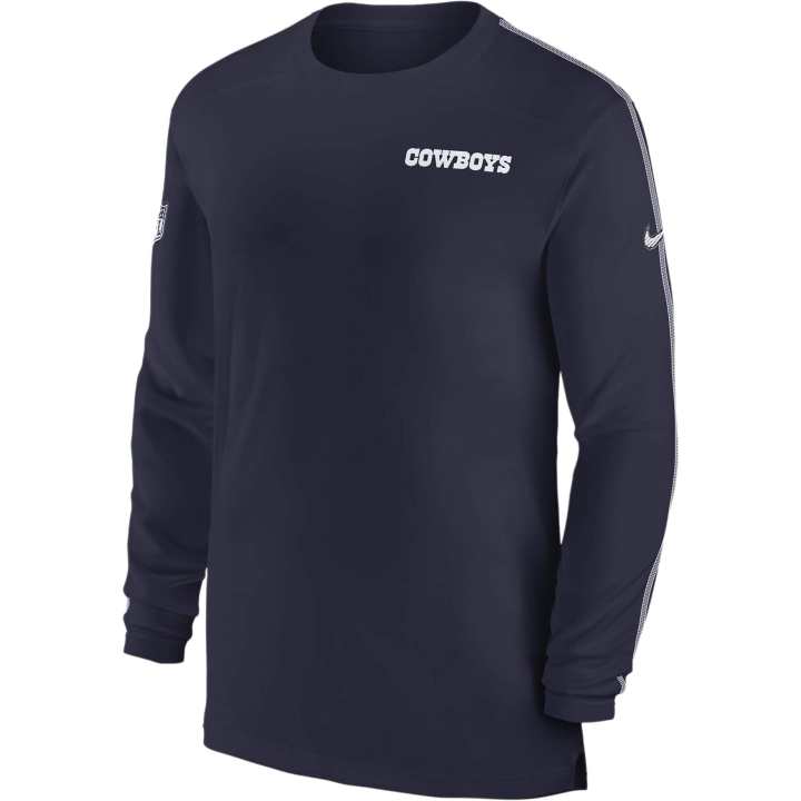 Nike Nike Dallas Cowboys Sideline Coach Men's Nike Dri-FIT Nfl Long-Sleeve Top