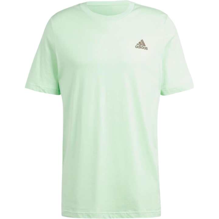 Adidas Adidas Clothing T Shirts Men's Green Crew Neck
