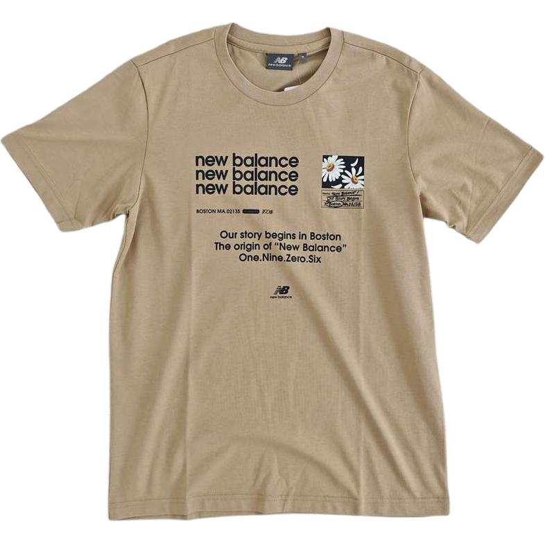 New Balance New Balance Sports Life Collection T Shirt Unisex Khaki