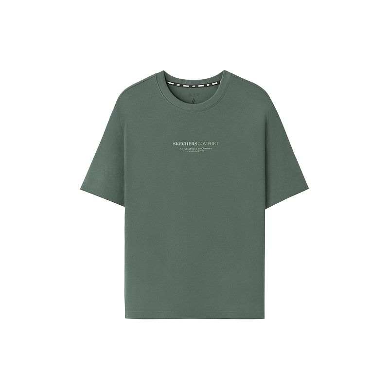 Skechers Sportlife SS25 T Shirt Unisex Agave Green/035Z