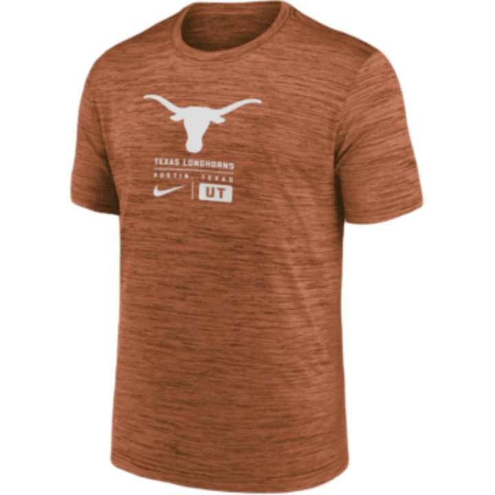Nike Nike Texas Longhorns Campus Center Block Velocity Men's Nike Dri FIT College T Shirt