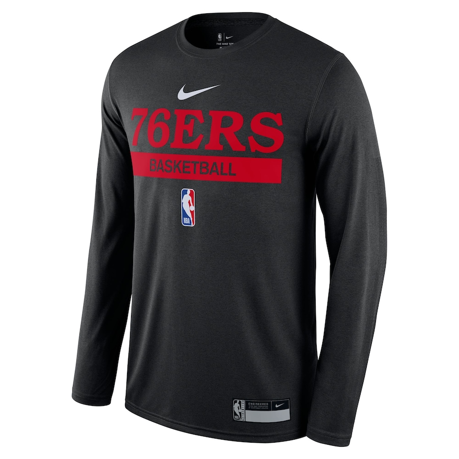 Nike Nike x NBA Philadelphia 76ers 2022/23 Legend On Court Practice Performance T Shirt Men's