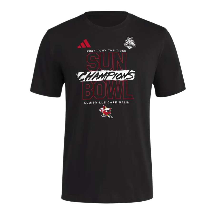 Adidas Adidas Free Shipping With AdiClub Louisville Sun Bowl Champions Tee