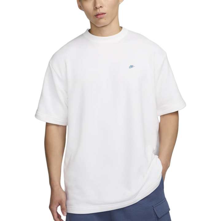 Nike Nike T Shirts Men's White Crew Neck Moderate Straight Fit