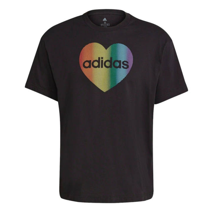 Adidas Adidas T Shirts Unisex Black Crew Neck Moderate