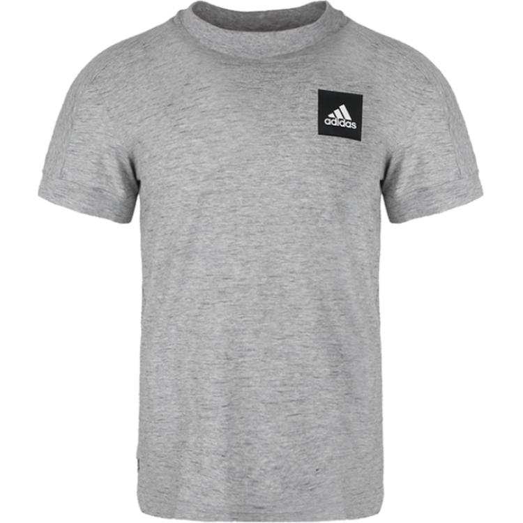 Adidas Adidas T Shirts Men's Gray Crew Neck Moderate