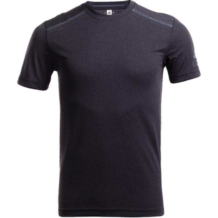 Adidas Adidas T Shirts Men's Black Crew Neck Moderate