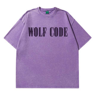 WOLF CODE T Shirts Unisex Crew Neck Moderate Straight Fit