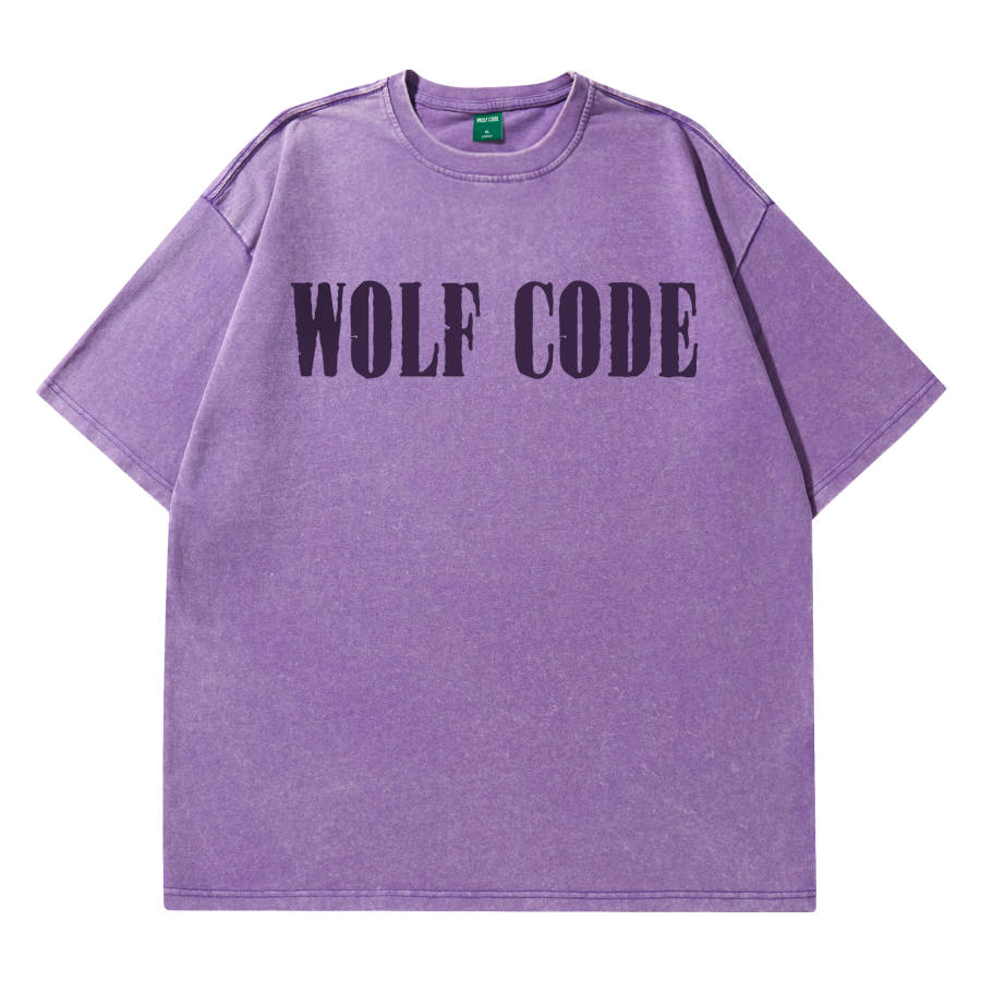 WOLF CODE T Shirts Unisex Crew Neck Moderate Straight Fit