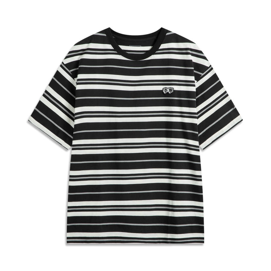 Li-Ning Li Ning Sports Life Collection T Shirt Men's Black/Lunar Surface Gray