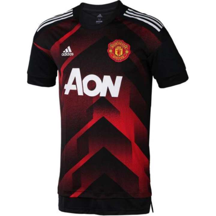 Adidas Adidas Manchester United MUFC T Shirt Men's Natural Red/Black