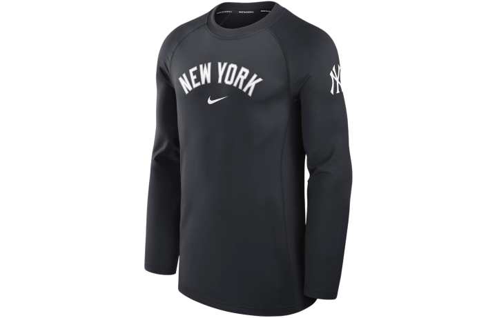 Nike Nike New York Yankees Authentic Collection Game Time Men's Nike Dri FIT Mlb Long Sleeve T Shirt