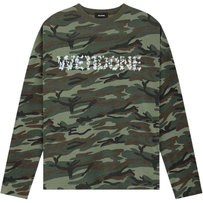 WE11DONE WE11DONE FW24 T Shirt Unisex Camouflage