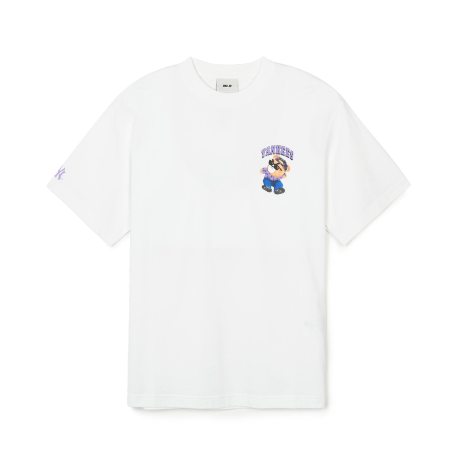 MLB MLB T Shirts Unisex White Crew Neck Moderate