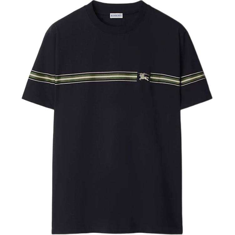 Burberry striped cotton T-shirt
