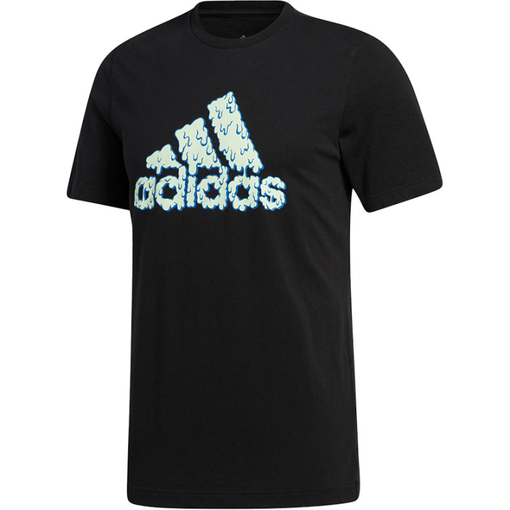 Adidas Adidas T Shirts Men's Black Crew Neck Moderate