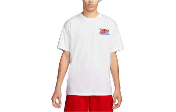 Nike Nike T Shirts Men's White Crew Neck Moderate Other