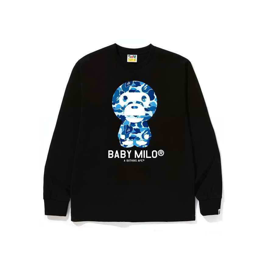 A BATHING APE A BATHING APE Abc Camo Baby Milo Long-Sleeve Tee