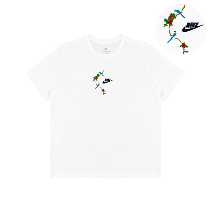 Nike Nike T Shirts Unisex White Crew Neck Moderate Straight Fit