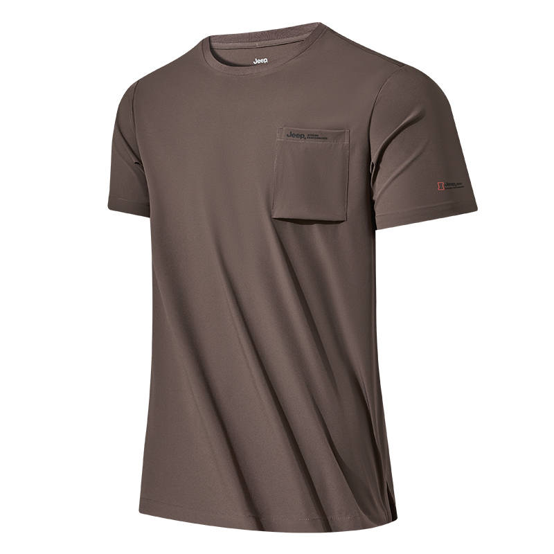 Jeep T Shirts Men's Crew Neck Thin Other