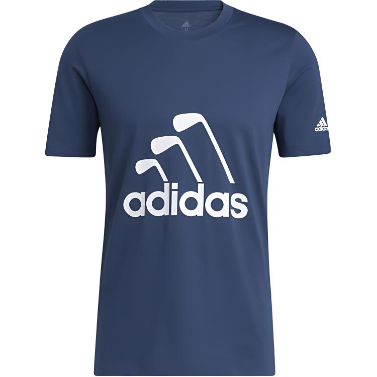 Adidas Adidas T Shirts Men's Blue Crew Neck Moderate