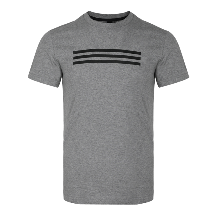 Adidas Adidas T Shirts Men's Gray Crew Neck Moderate