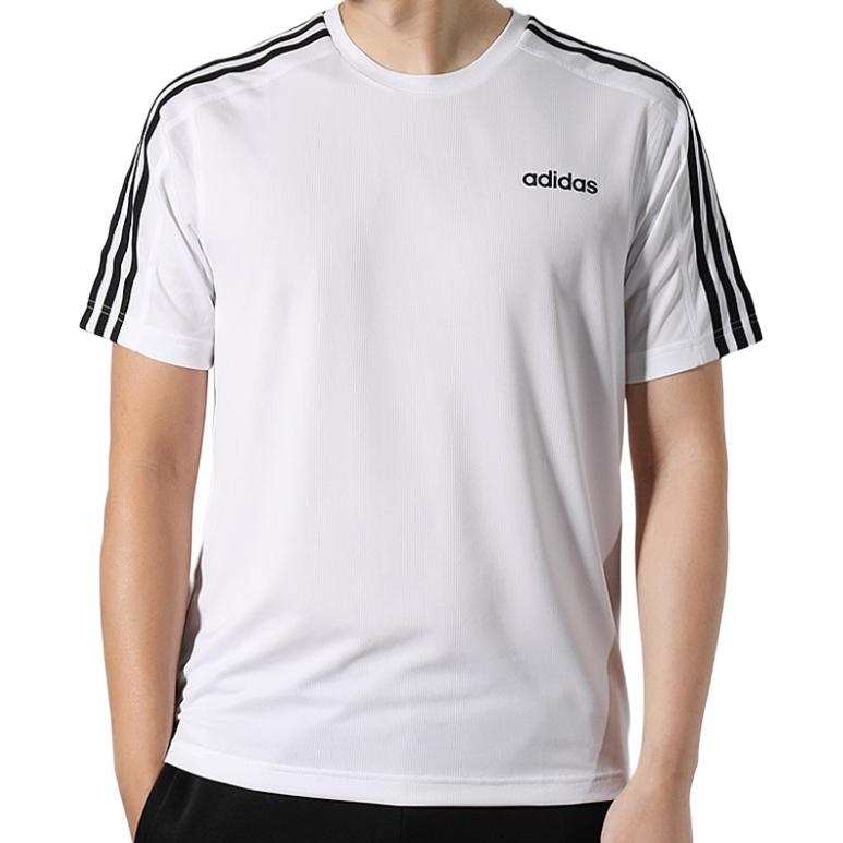 Adidas Adidas T Shirts Men's White Crew Neck Moderate