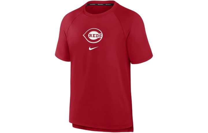 Nike Nike T Shirts Men's Red Crew Neck Moderate Straight Fit