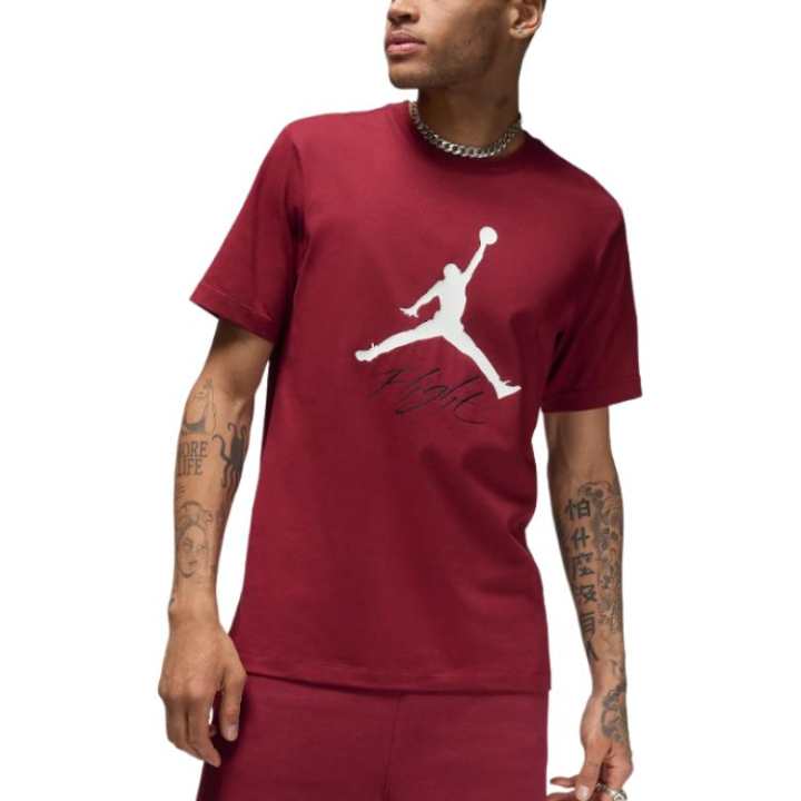 Jordan Jordan T Shirts Men's Team Red Crew Neck Moderate