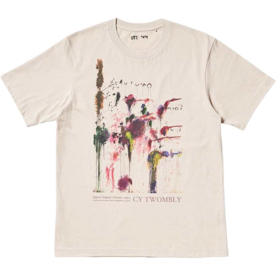 UNIQLO x TAITEMEISHUGUAN,LIANMINGKUAN SS25 T Shirt Unisex Light Beige