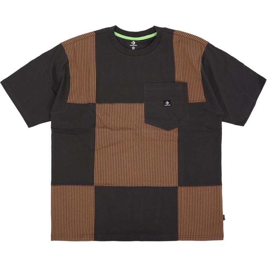 Converse Converse POCKET TEE T Shirt Men's Black Brown