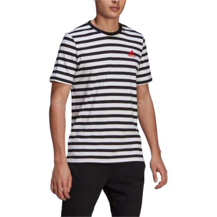 Adidas Adidas ESSENTIALS T Shirt Men's Black/White