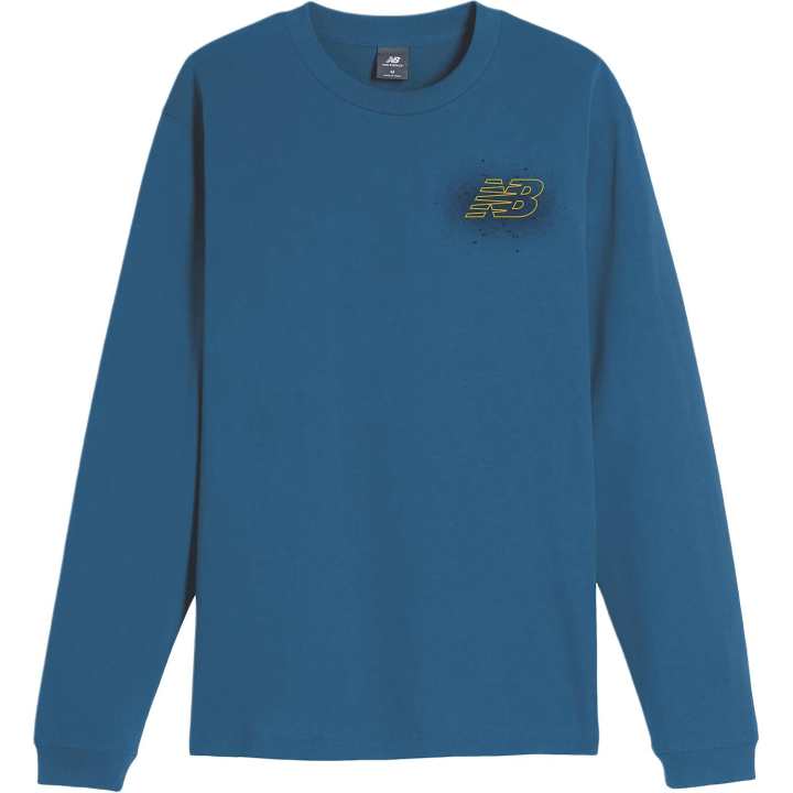 New Balance New Balance Spray Paint T Shirt Men's Blue Agate