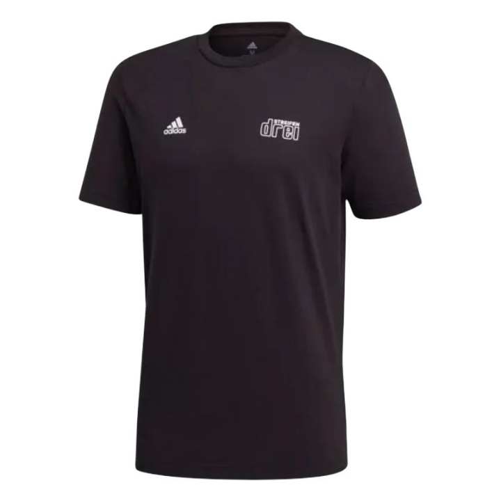 Adidas Adidas T Shirts Men's Black Crew Neck Moderate