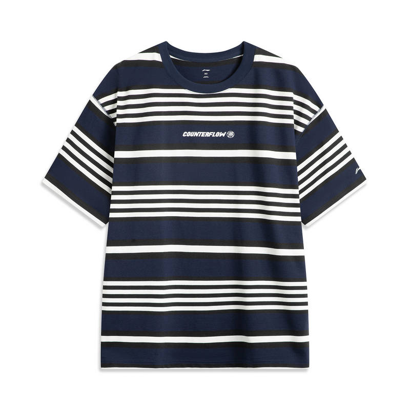 Li-Ning Li Ning T Shirt Men's Dark Iris Blue
