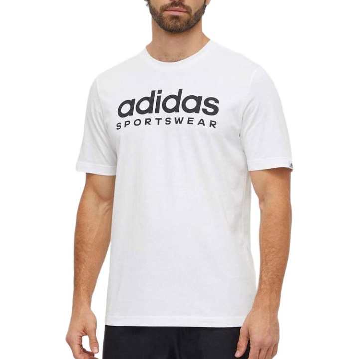 Adidas Adidas Clothing T Shirts Men's White Crew Neck