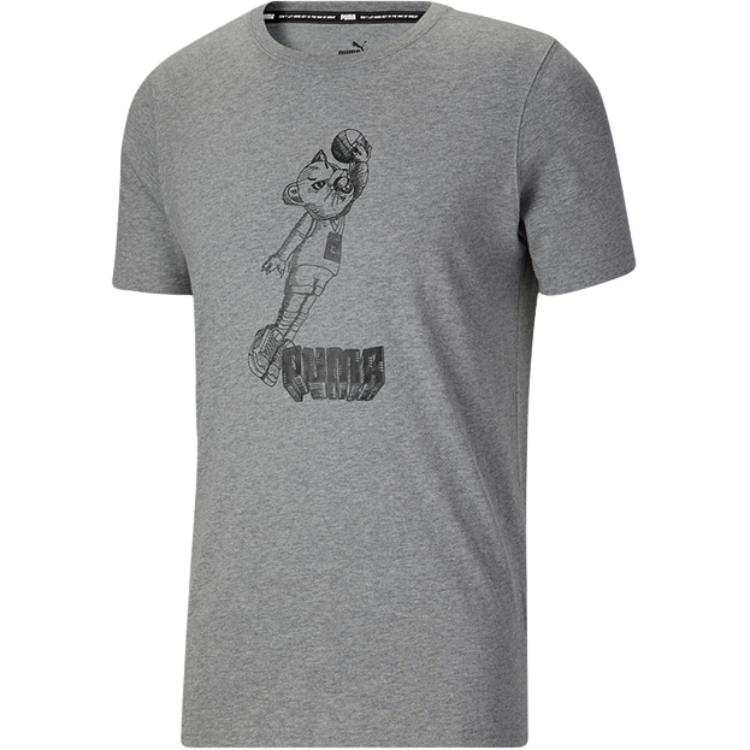 PUMA Sports Life Collection T Shirt Men's Gray
