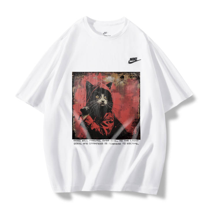 Nike Nike T Shirts Unisex White Crew Neck Moderate Straight Fit