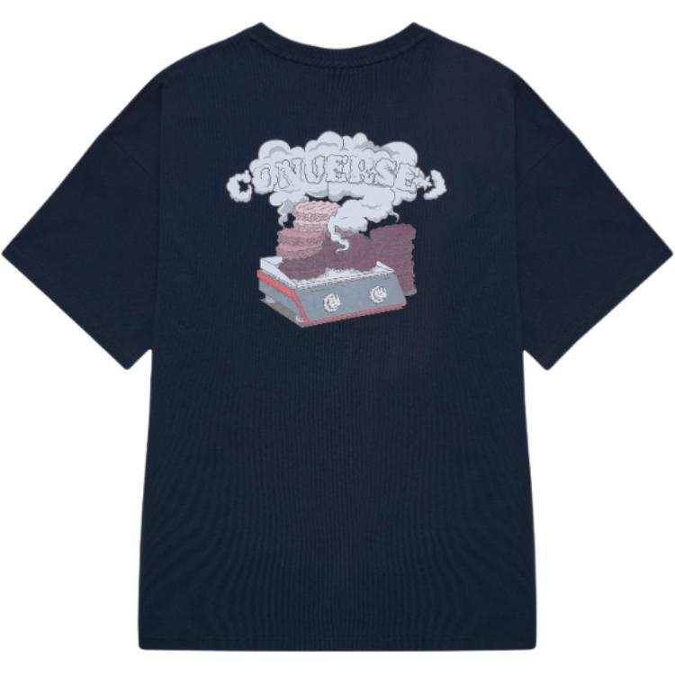 Converse Converse T Shirts Unisex Black Crew Neck Moderate