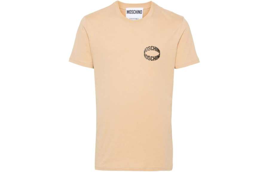 MOSCHINO Logo Printed Crewneck T Shirt