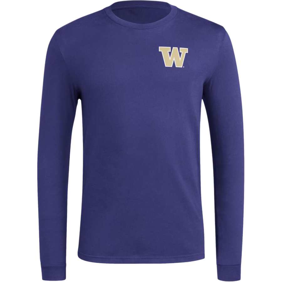 Adidas Adidas Free Shipping With AdiClub University Of Washington Huskies Long Sleeve Tee