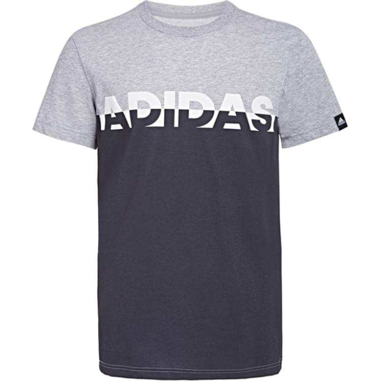 Adidas Adidas T Shirts Men's Gray Crew Neck Moderate